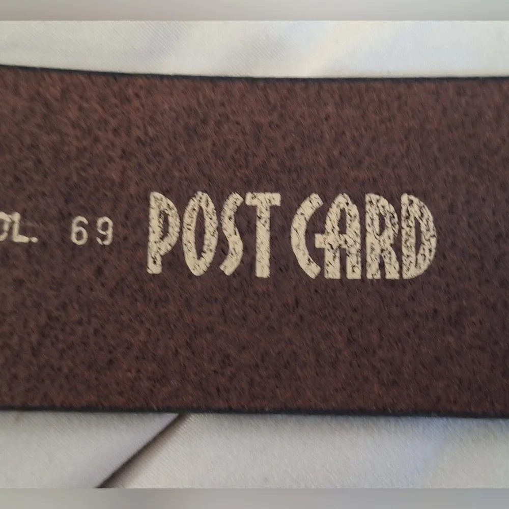 POSTCARD | Enamel Cross Crest, Dark Brown Leather Belt - Picture 13 of 14